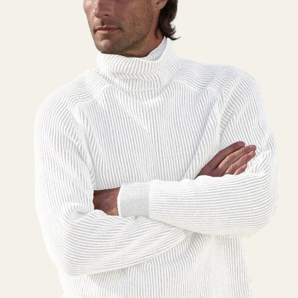 The Milan Ribbed Turtleneck Sweater