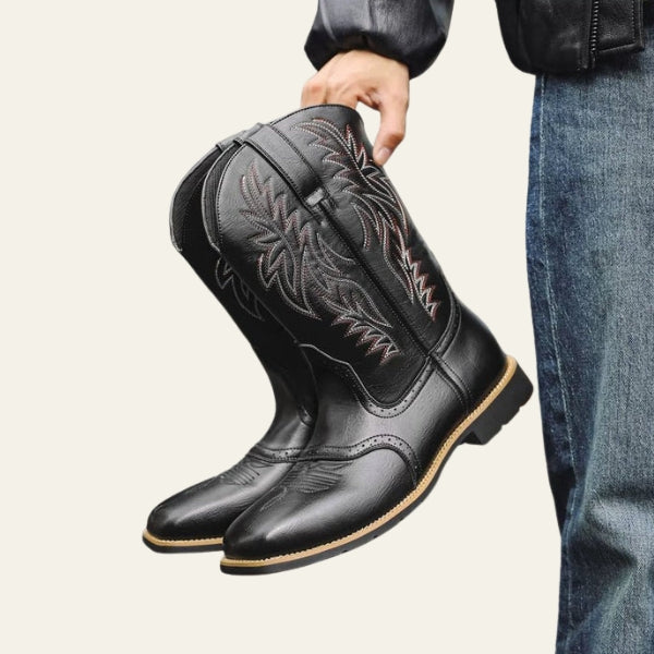 The Frontier Embroidered Western Boots