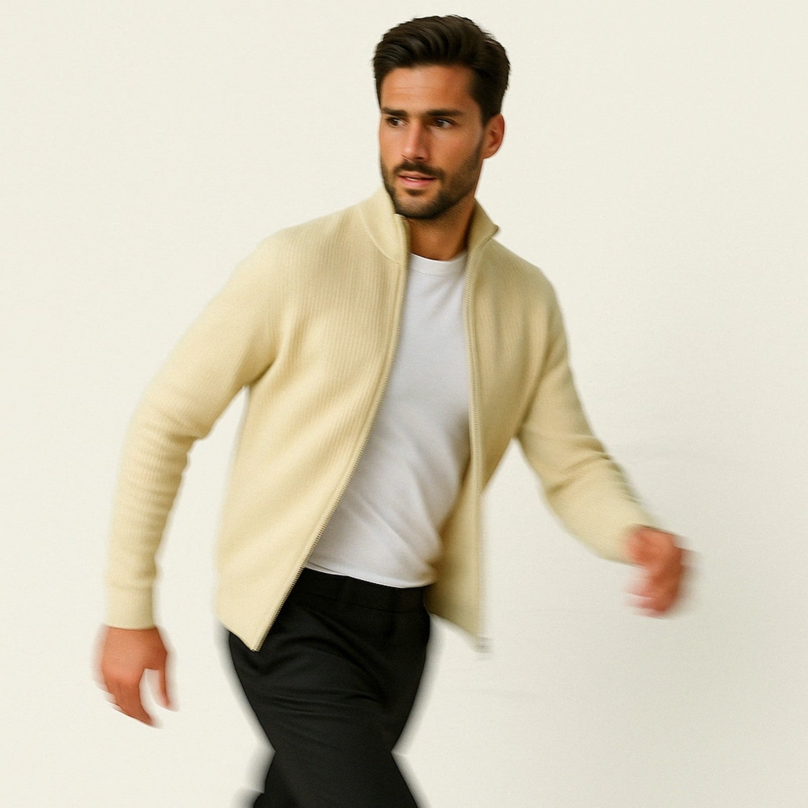 The Lucerne Cashmere Ribbed Vest