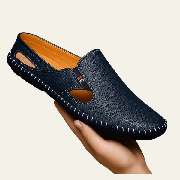 The Riviera Perforated Slip-On Loafers