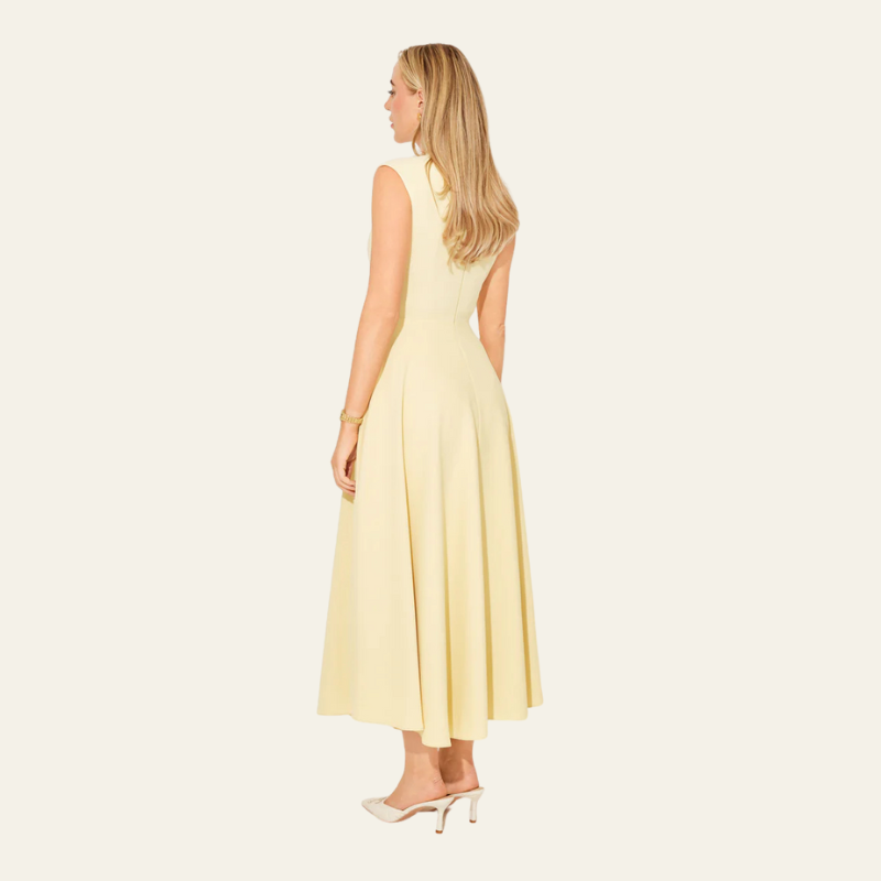 The Amalfi Structured Midi Dress