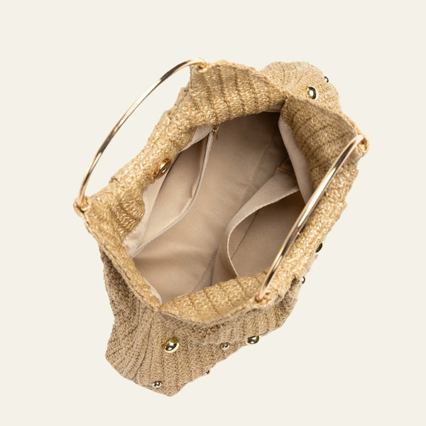 The Sorrento Ring-Handle Bucket Bag