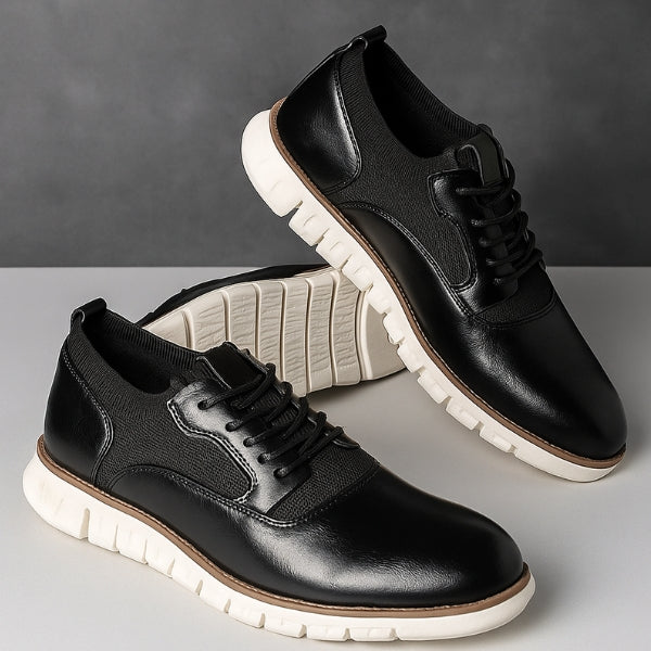 The Riviera Ribbed-Trim Derby Sneaker