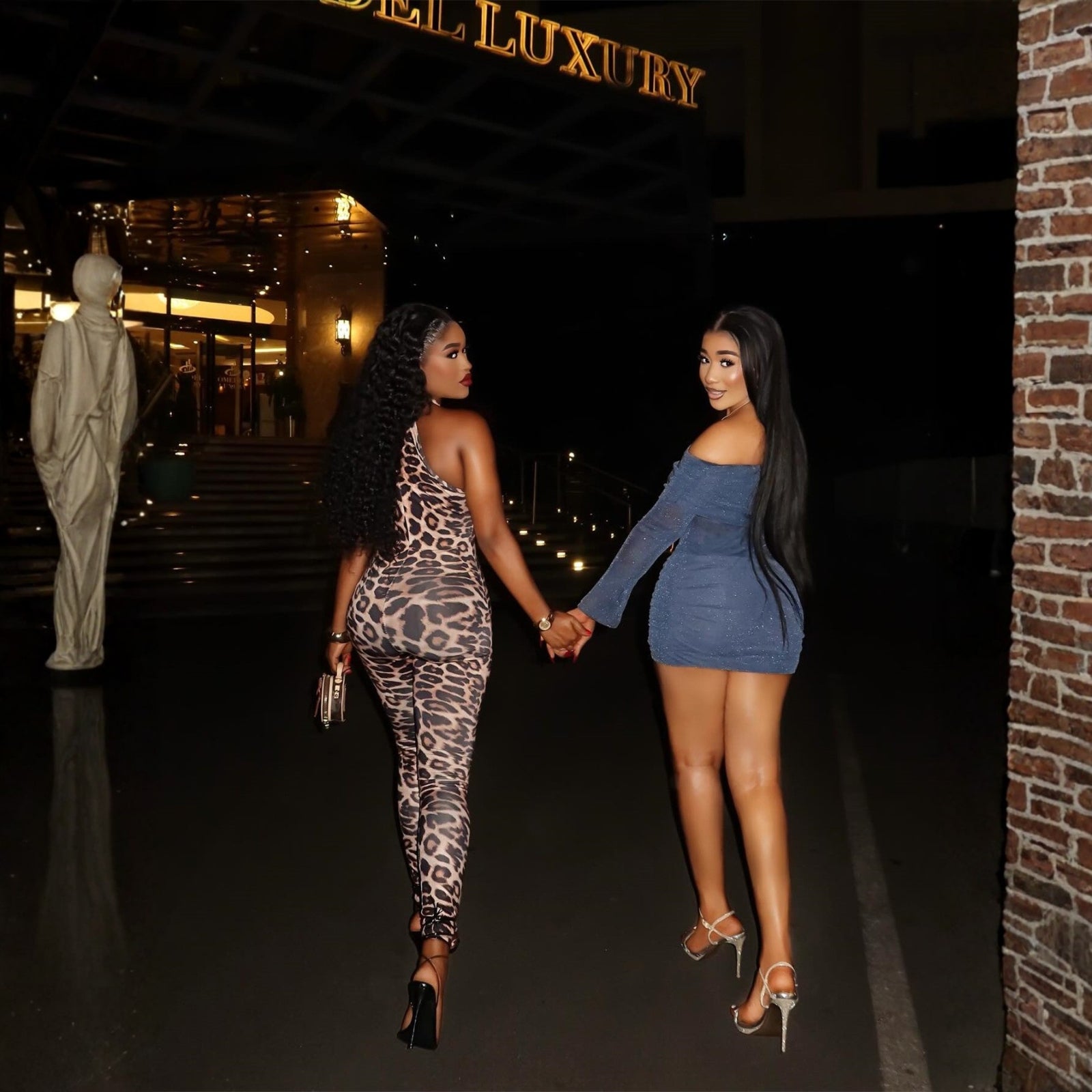 The St. Tropez Mock-Neck Printed Jumpsuit