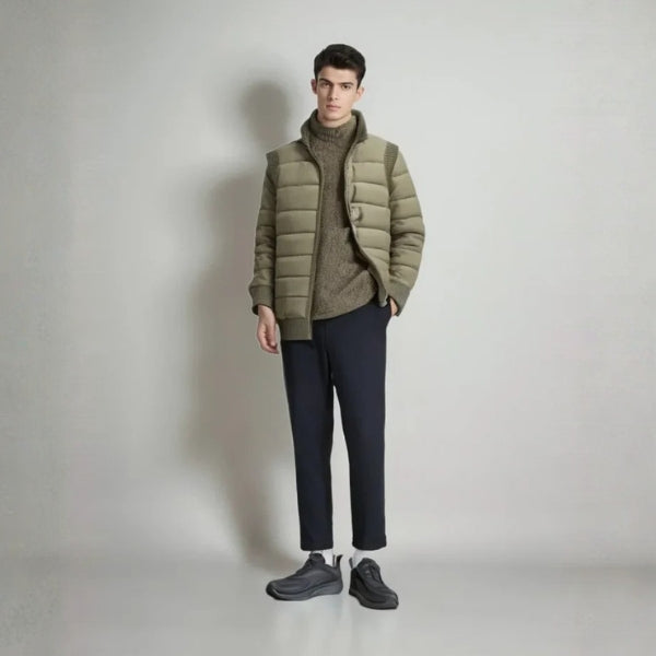 The Nordic Fleece-Lined Padded Vest