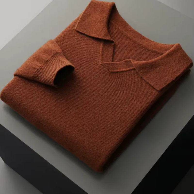 The Geneva Merino Polo Sweater