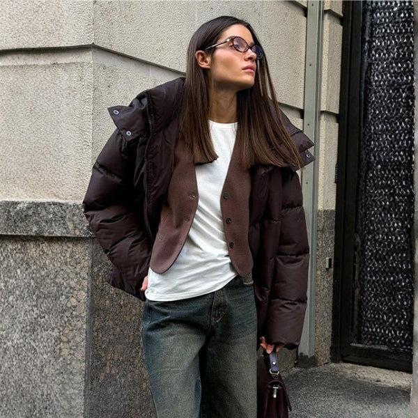 The Aspen Detachable Hood Puffer Jacket
