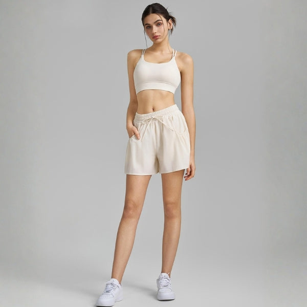 The Shoreline Drawstring Active Shorts