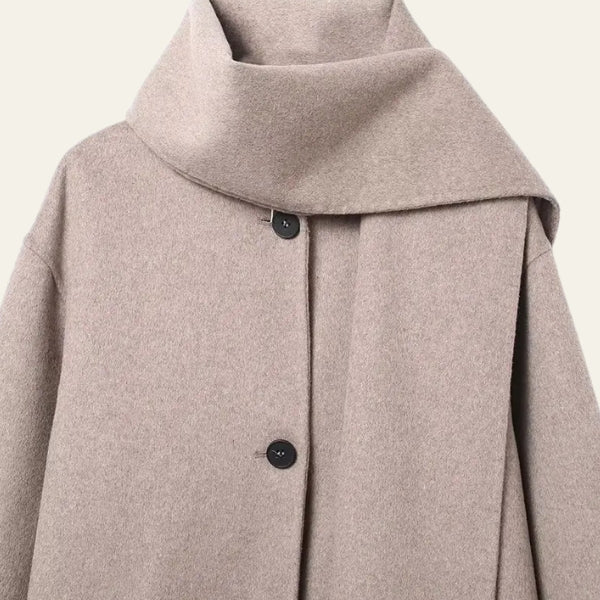 The Oslo Scarf-Neck Wrap Jacket