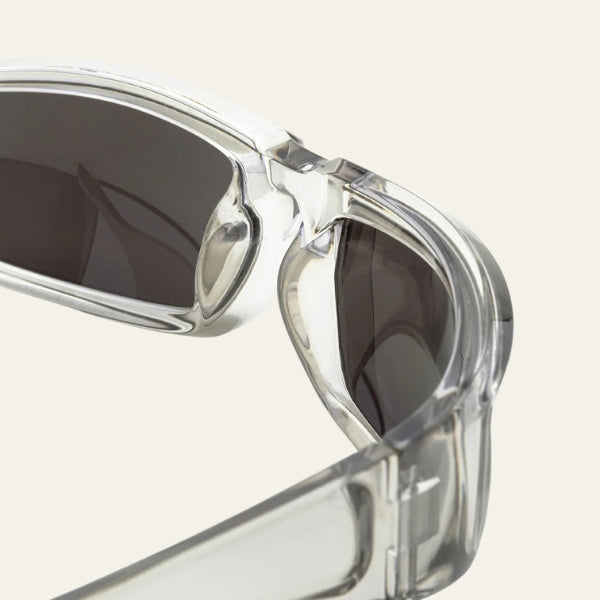 The Oslo Transparent Frame Rectangular Sunglasses
