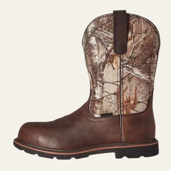 The Frontier Camo-Panel Western Boots