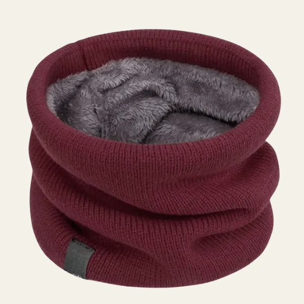 The Nordic Plush-Lined Knit Neck Warmer