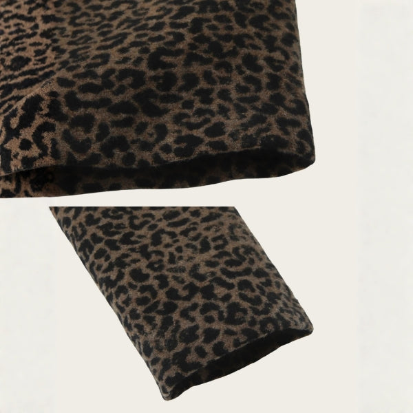 The Casablanca Leopard Wool Coat