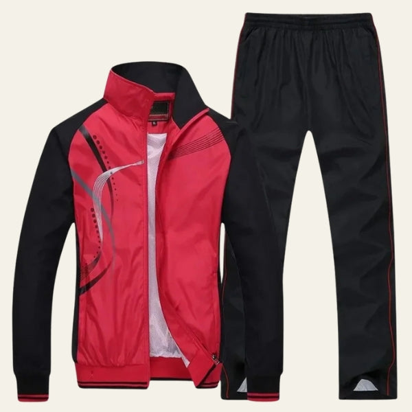 The Aero Track-Stripe Athletic Set