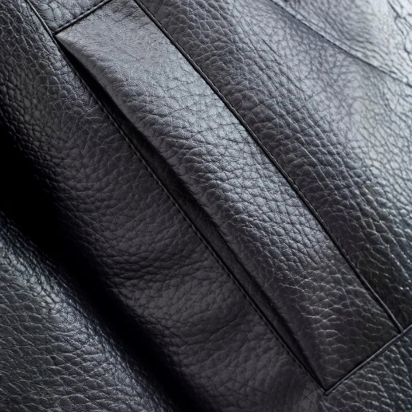 The Lucille Asymmetrical Leather Jacket