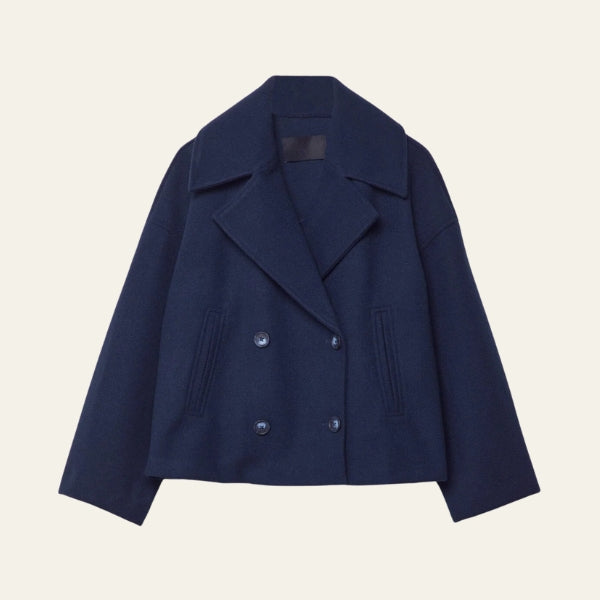 The Kyoto Double-Breasted Short Coat