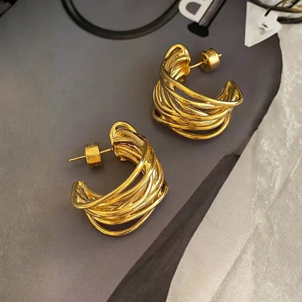 The Capri Layered Hoop Earrings