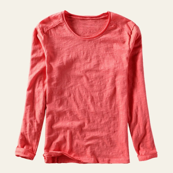 The Kyoto Slub-Texture Long Sleeve Tee