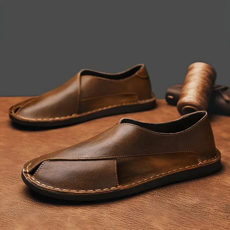 The Riviera Cross-Strap Slip-On Shoes