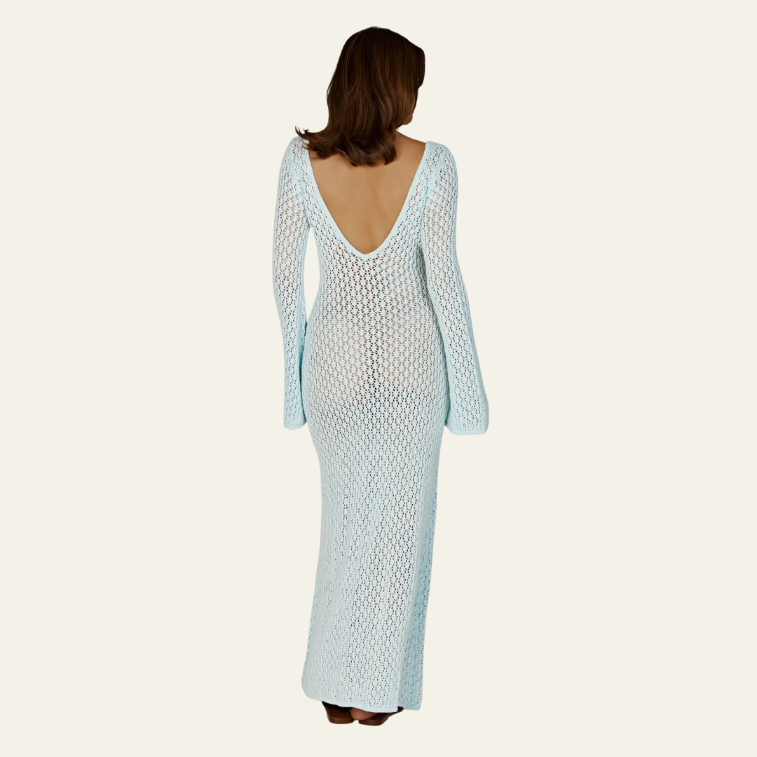 The St. Moritz Knit Beach Maxi Dress