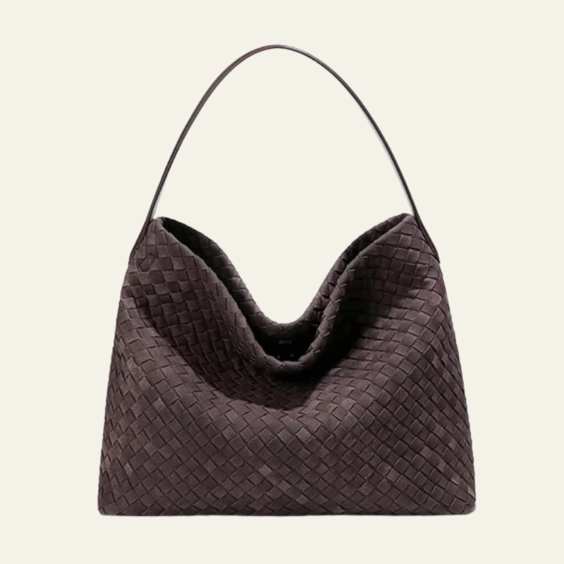 The Palermo Woven Suede Hobo Bag