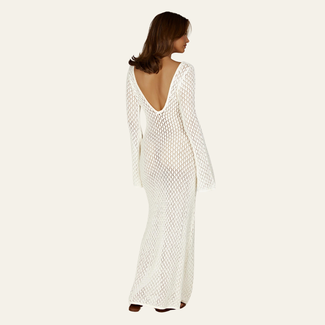 The St. Moritz Knit Beach Maxi Dress