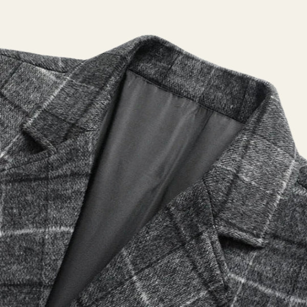 The Camden Checked Single-Breasted Coat