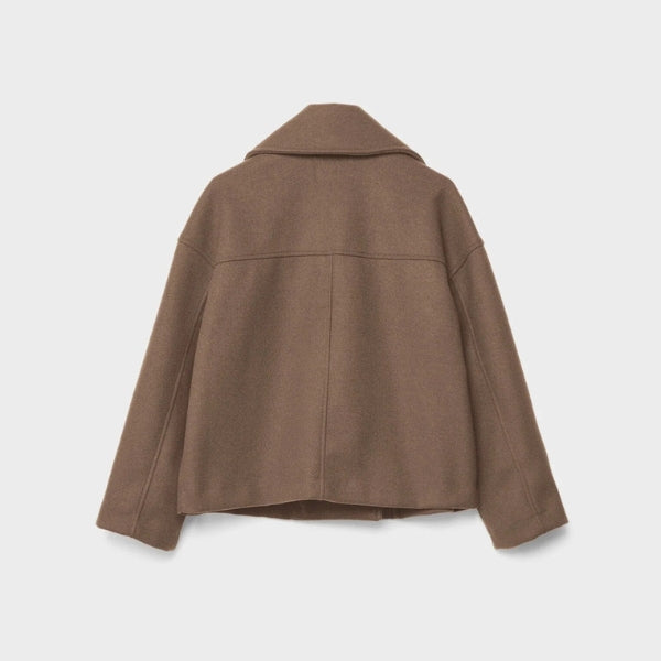 The Copenhagen Wool Cropped Coat