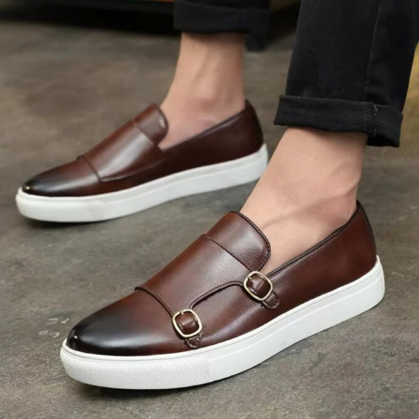 The Riviera Double-Monk Slip-On Loafers