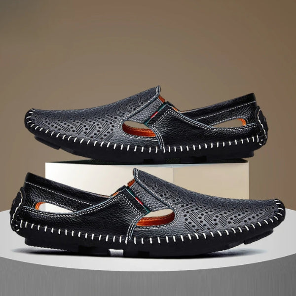 The Riviera Perforated Slip-On Loafers