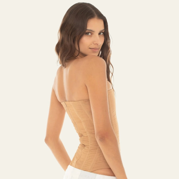 The Riviera Strapless Corset Top
