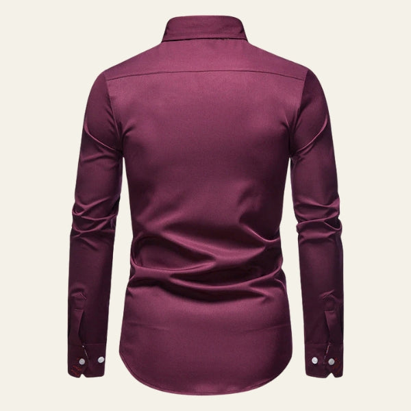 The Milano Contrast-Trim Button Shirt