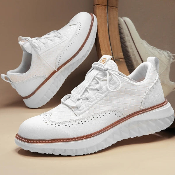 The Riviera Textured Weave Sneakers