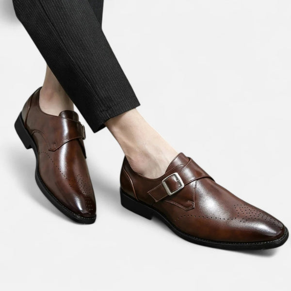 The Milan Black Monk Loafer