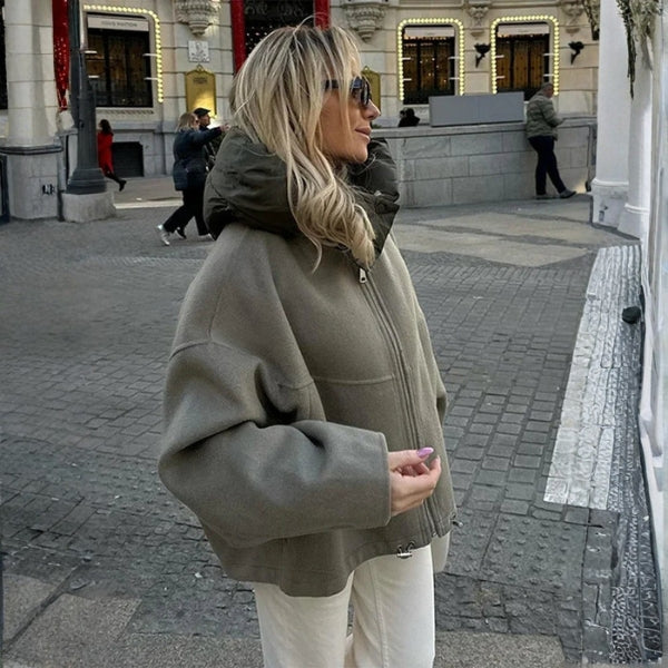 The Aspen Padded-Hood Zip Jacket