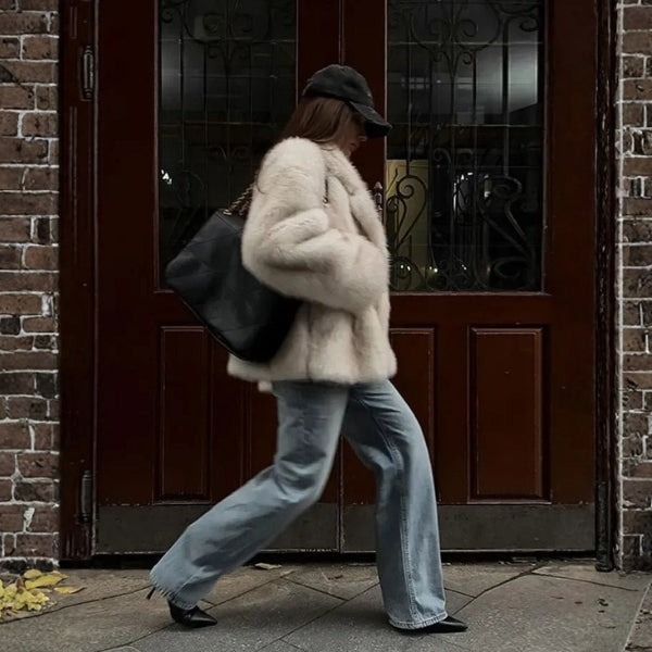 The Aspen Plush Faux-Fur Coat