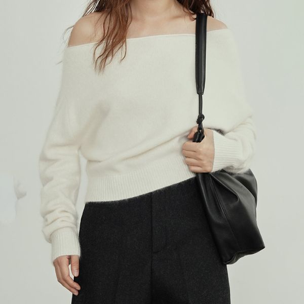 The Lucerne One-Shoulder Sweater