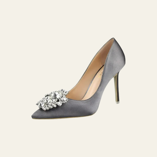 The Aurelia Crystal-Embellished Pointed-Toe Heels