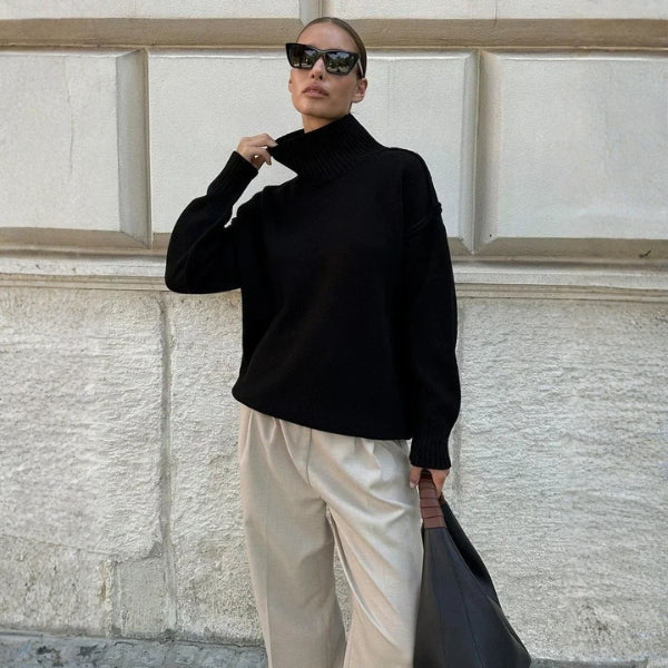 The Stockholm Ribbed Turtleneck Sweater