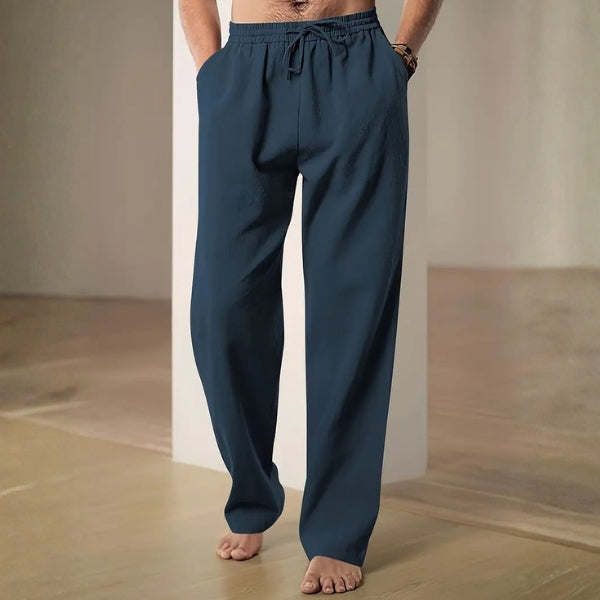 The Malibu Drawstring Eco-Linen Trousers