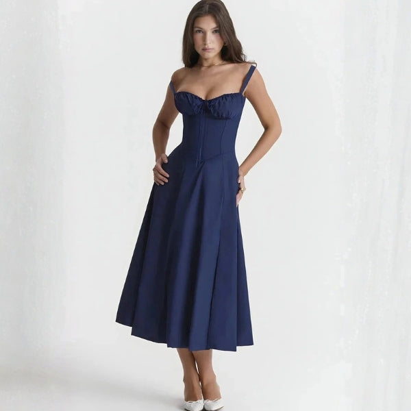 The Sorrento Bustier-Style Midi Dress