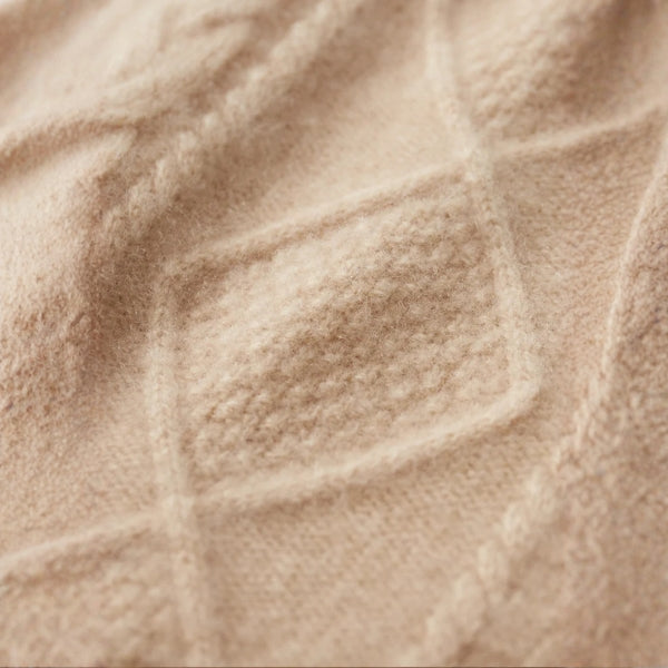 The Sorrento Merino Wool Cable Crew