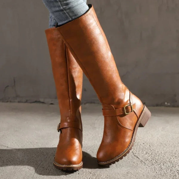 The Aspen Buckle Knee Boot