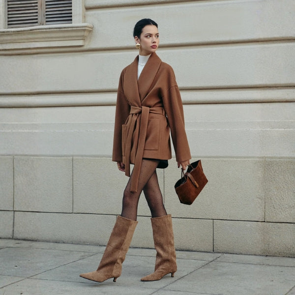 The Siena Pointed-Toe Knee-High Boots