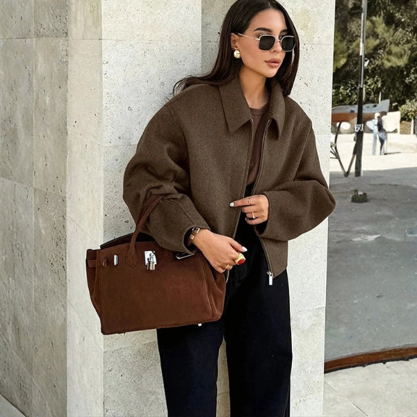 The Vienna Wool Zip Jacket