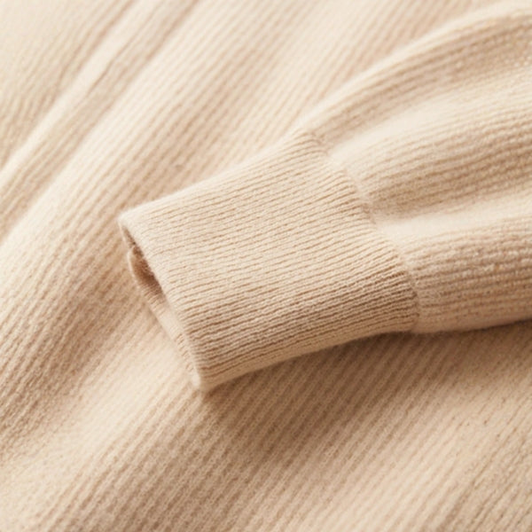 The Lucerne Merino Wool Zip Cardigan