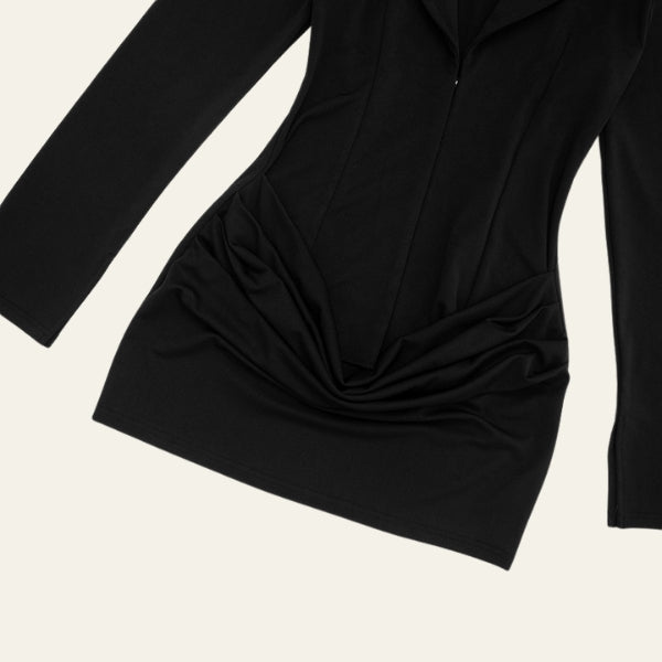 The St. Moritz Hook-Closure Blazer Mini Dress