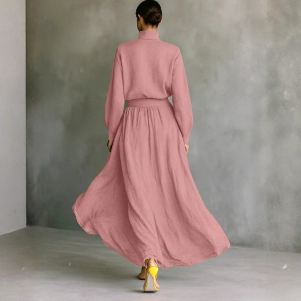 The Kyoto Textured High-Neck Set