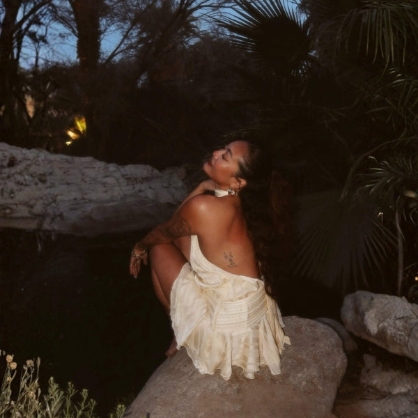 The Loren Apricot Draped Mini Dress