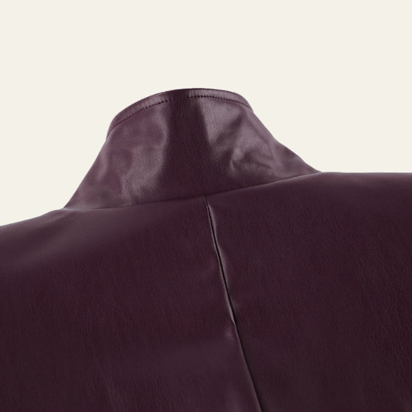 The Milan Belted Leather Jacket